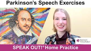 Parkinson’s Speech Exercises: SHAKESPEARE