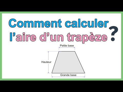 Comment calculer la surface d'un trapèze (Formule Surface trapèze)