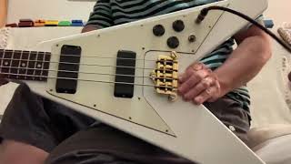 Video thumbnail for 2009 Epiphone Flying V Bass Shortscale Thunderbird Pickups Custom Shop Limited Edition MIK Korea by johnnyangel69