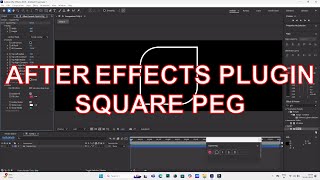 After  Effects Plugin  (SQUARE PEG) After Effect Tutorials. @Vjjas
