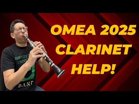 OMEA (Ohio) 2025 Clarinet Audition Etudes (Voxman Selected Studies 17 & 34)