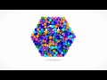 Learn Shapes With Color Balls Hexagon Creative Style Effect