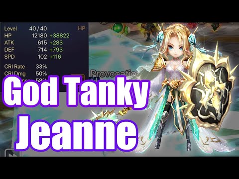 【Summoners War | Curry's RTA】The Power God Tanky Jeanne, is she useful this season???