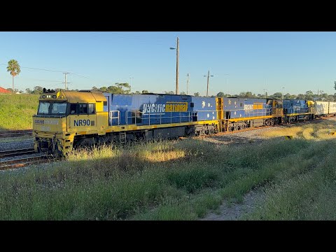 Pacific National’s NR90, NR40 & NR29(IP) with 6BS6 at Telarah - 5/4/25
