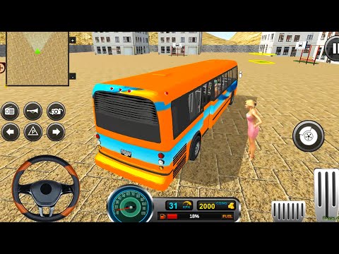 3D Real bus simulator  - Uphill driving offroad bus driving sim | Android GamePlay