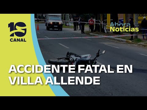 Accidente fatal en Villa Allende: fallecieron un motociclista y su acompañante