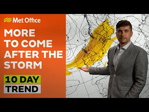 10 Day Trend 27/09/2023 – More unsettled weather to come - Met Office Weather Forecast