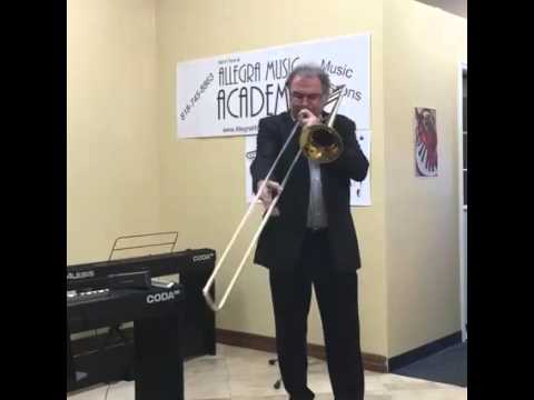 Bob McChesney full music trombone Clinic at Allegra Music Academy with Paul The Trombonist