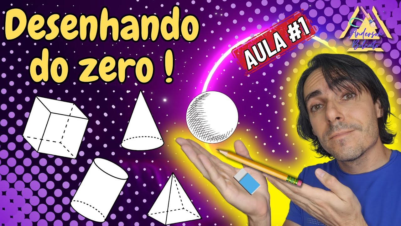 APRENDA A DESENHAR DO ZERO usando formas geométricas - base para o Dynamic Sketching - Aula 1