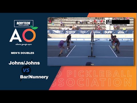 Ben Johns/Collin Johns Vs. Dekel Bar/Rob Nunnery  -PPA Atlanta Open Men's Doubles Bronze Medal Match