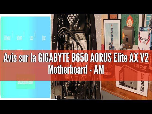 Vídeo relacionado con GIGABYTE B650 AORUS Elite AX V2 Placa Base - AMD Ryzen Serie 9000, VRM de 12+2+2 Fases, hasta 8000 MHz DDR5 (OC), 1xPCIe 5.0 + 2xPCIe 4.0 M.2, LAN 2,5 GbE, WiFi 6E, USB 3.2 Gen 2