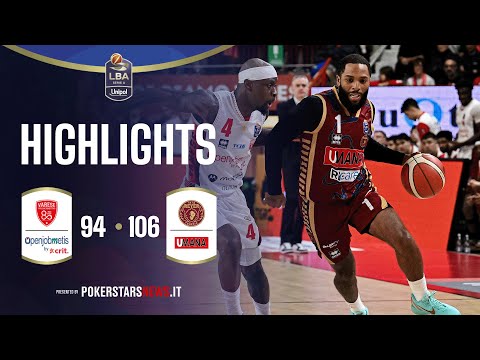 Openjobmetis Varese - Umana Reyer Venezia | PokerstarsNews Highlights Serie A Unipol 2025/2026