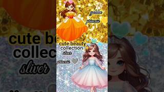 Golden princess 💛V/s silver princess🤍#fashion #choose   #gold ✨💖💙