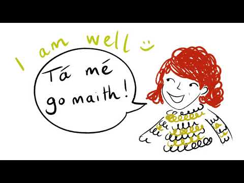 ISLAND Arts' 'Cúpla focal' (A Few words): Gentle Introduction to the Irish Language for Children.