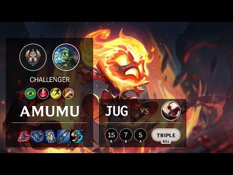 Amumu Jungle vs Lee Sin - BR Challenger Patch 10.10