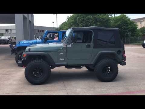 4x4works.com 1999 Jeep Wrangler TJ 3.25 inch Susp Lift Custom Wheel Tires McKinney Dallas Plano