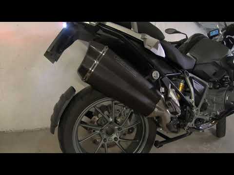 Stock vs Remus 8 exhaust R1250GS