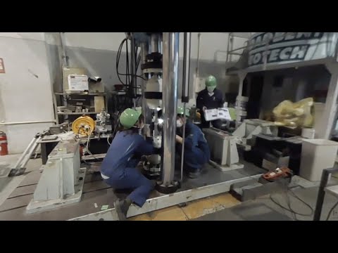 研究設備紹介「鋼材の引張実験」【360°動画】- 東工大 環境・社会理工学院 土木・環境工学系