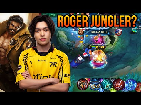 ROGER NEW BROKEN FIRST ITEM FOR DAMAGE HACK EARLY AND LATE GAME!! ROGER BEST BUILD 2024 BY KAIRI