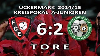 preview picture of video 'EINHEIT STRASBURG - STORKOW/VIETMANNSDORF 6:2 - Tore [A-Junioren-Kreispokal - Halbfinale]'