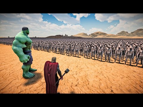 THOR & HULK VS 1,000,000 ZOMBIES - Ultimate Epic Battle