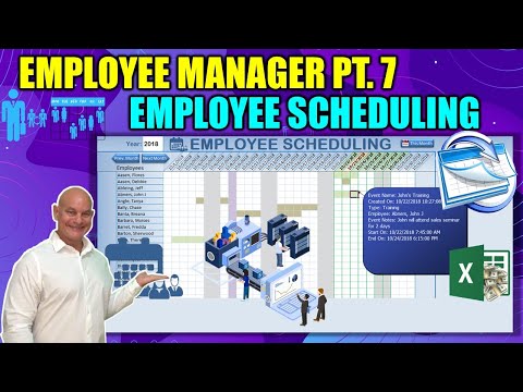 Create Horizontal AND Vertical Tabs in this Excel Employee Manager Part 1