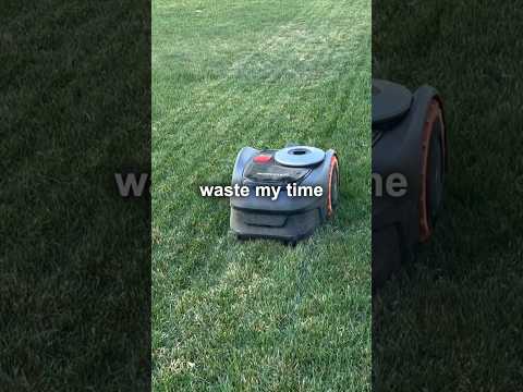 Robot mowers are a waste of time?
