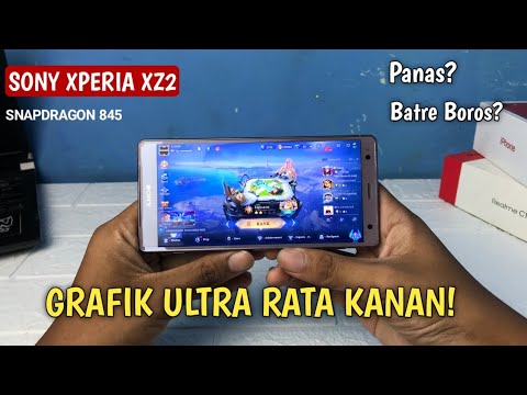 Sony Xperia xz2 test Mobile Legends - Hp 1,2 Juta paling enak buat maen ML!