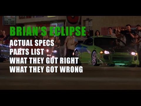 Episode #4 - Brian's Eclipse from The Fast and The Furious