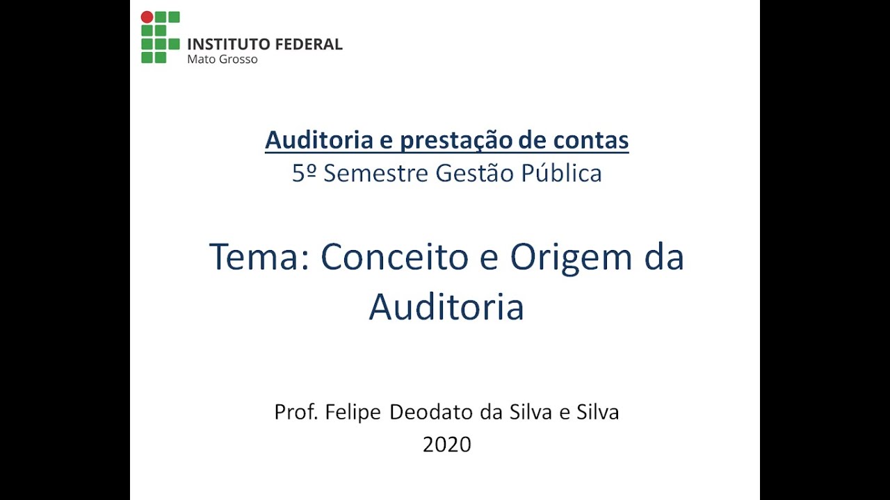conceito e origem da auditoria governamental