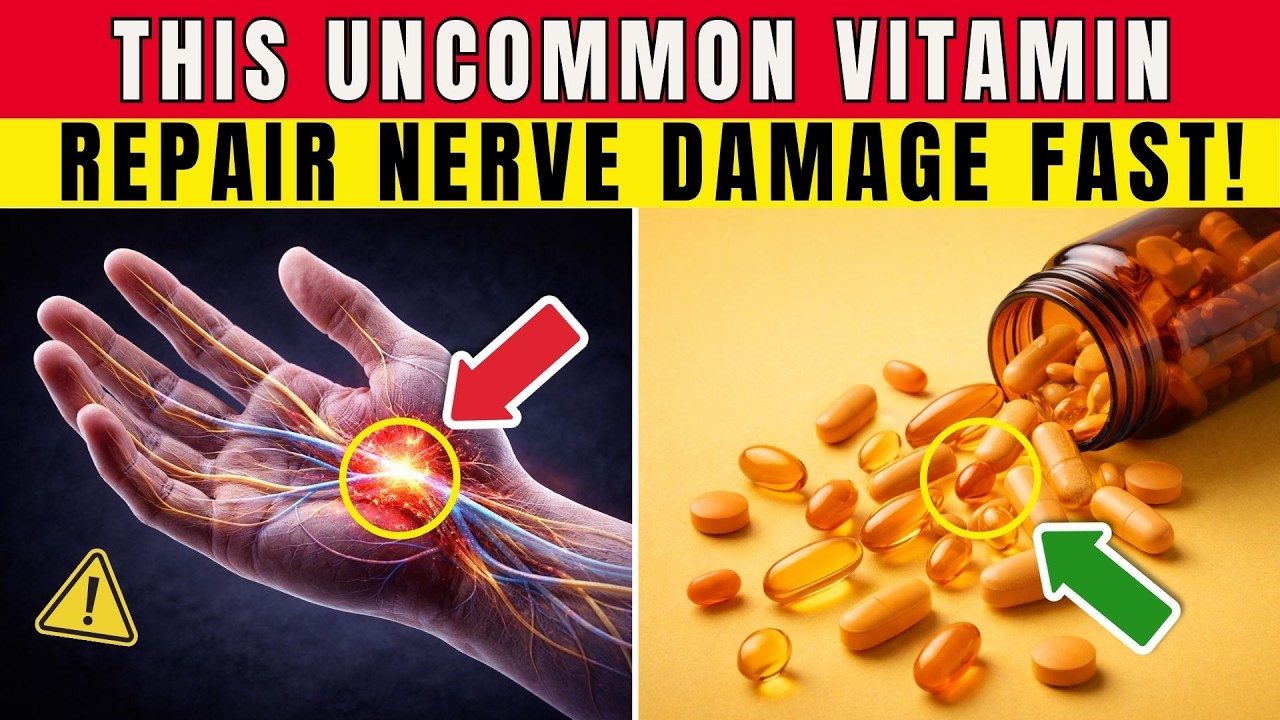 Vitamins That Repair Nerve Damage After 60 (Doctors Rarely Tell You This) | Senior Health Tips