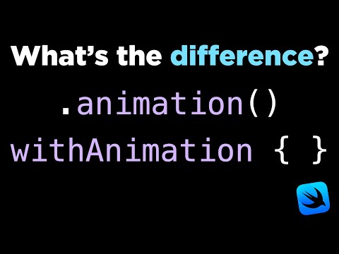 .animation() vs withAnimation(): what's the difference? (SwiftUI)