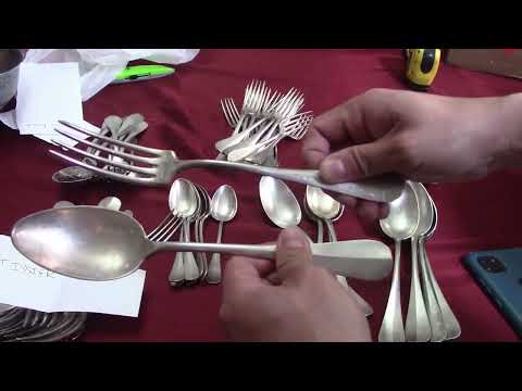 I Got a Box of Coin Silver and High End French Plate From My Partner Pt 2 - The Baguette Form