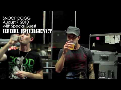Rebel Emergency - Wander Far Away (live) opening for SNOOP DOGG