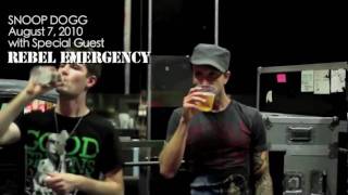 Rebel Emergency - Wander Far Away (live) opening for SNOOP DOGG