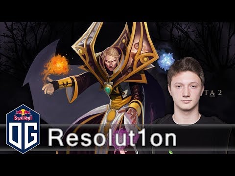 OG.Resolut1on Invoker Gameplay - Ranked Match - OG Dota 2.