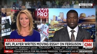 Ο Benjamin Watson κόπηκε στον αέρα στο CNN διότι μίλησε για τον Χριστό