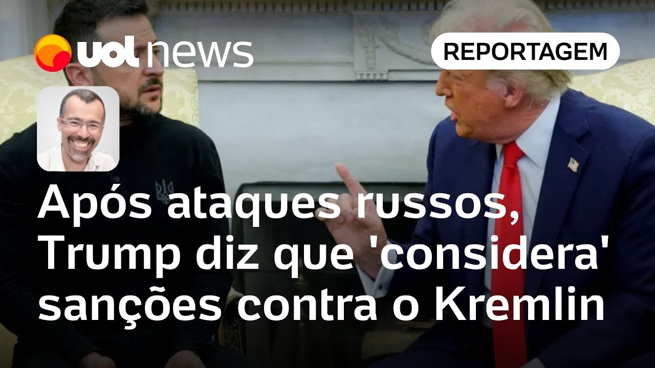 Trump diz que 'considera' sanções contra o Kremlin após ataques russos | Jamil Chade