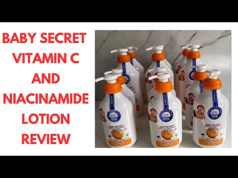 BABY SECRET VITAMIN C AND NIACINAMIDE LOTION REVIEW