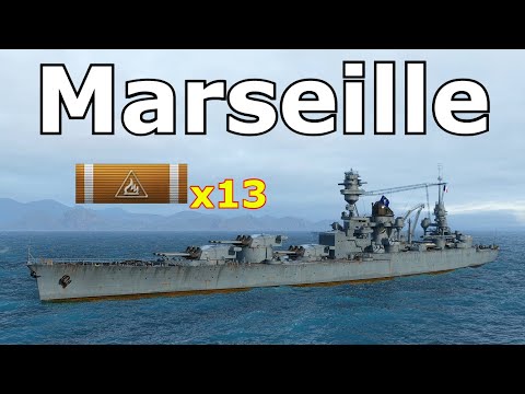 World of WarShips Marseille - 7 Kills 275K Damage