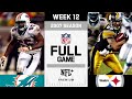 The Mud Bowl Miami Dolphins Vs Pittsburgh Steelers FULL GAME NFL 2007 Season Week 12