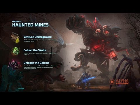 Heroes of the Storm Haunted Mines Replay Cast