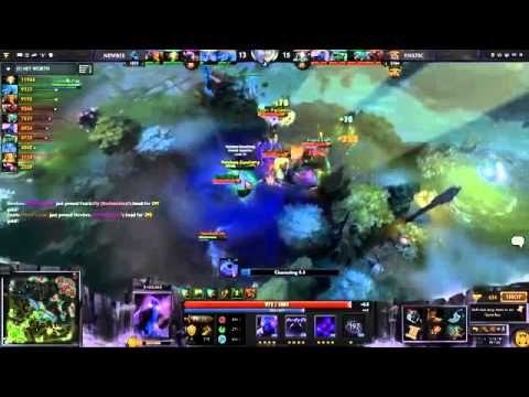 NewBee vs Fnatic Dota 2 The International 2014 Highlights