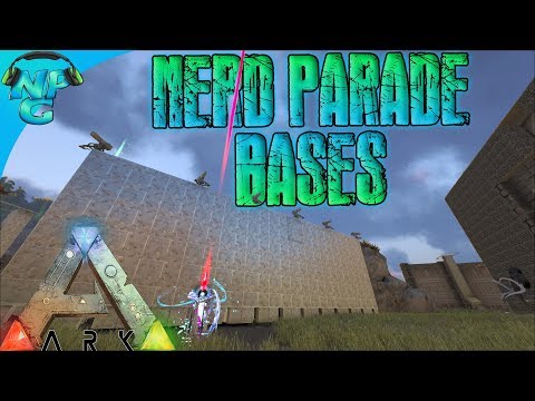 World War ARK - The Many Bases of Nerd Parade and a Server Invasion! ARK Survival Evolved WWA E2
