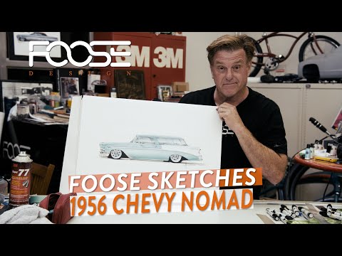 Foose Sketches the 1956 Chevy Nomad!