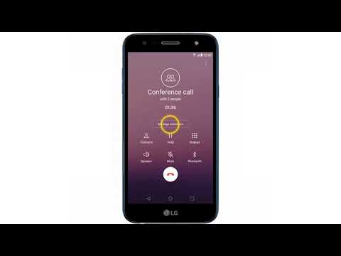 How to Make Conference Call LG X Power 3