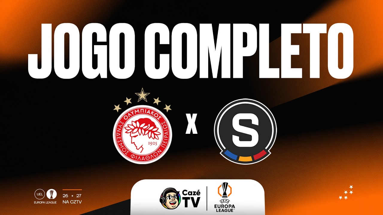 AO VIVO (SOM AMBIENTE): OLYMPIAKOS X SPARTA PRAHA | EUROPA LEAGUE 26/27 | 3ª RODADA