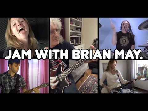 JAM WITH BRIAN MAY - HAMMER TO FALL. (QUEEN)