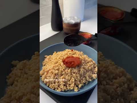 🥗HIGH PROTEIN ASIAN CRISPY RICE SALAD