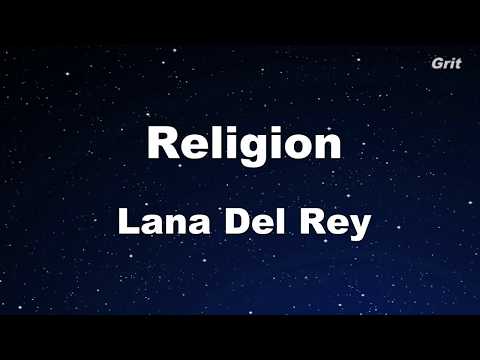Religion - Lana Del Rey Karaoke【With Guide Melody】